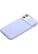 Чехол Camshield TPU со шторкой защищающей камеру для Apple iPhone 11 (6.1") Сиреневый
