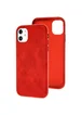 Кожаный чехол Croco Leather для Apple iPhone 11 (6.1") Red