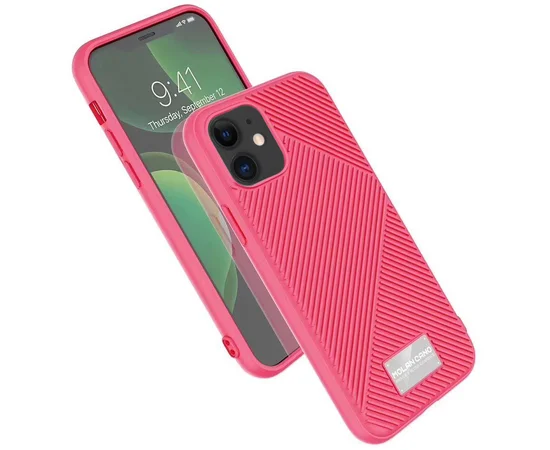 TPU накладка Molan Cano Jelline series для Apple iPhone 11 (6.1") Розовый / Hot Pink
