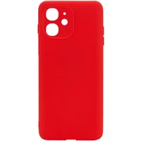 Силиконовый чехол Candy Full Camera для Apple iPhone 11 (6.1") Красный / Red