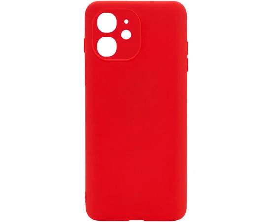 Силиконовый чехол Candy Full Camera для Apple iPhone 11 (6.1") Красный / Red