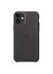Чехол Silicone case (A) для Apple iPhone 11 (6.1") Черный / Black