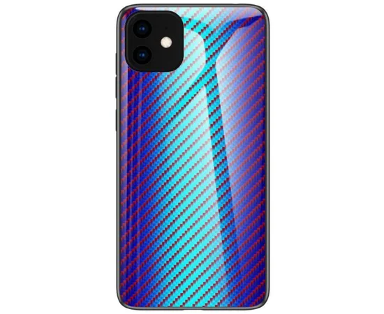 TPU+Glass чехол Twist для Apple iPhone 11 (6.1") Голубой