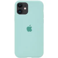 Чехол Silicone Case Full Protective (AA) для Apple iPhone 11 (6.1") Бирюзовый / Turquoise