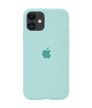 Чехол Silicone Case Full Protective (AA) для Apple iPhone 11 (6.1") Бирюзовый / Turquoise