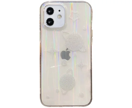 TPU+Glass чехол Aurora Space для Apple iPhone 11 (6.1") Планеты