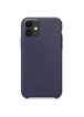 Силиконовый чехол Soft cover для Apple iPhone 11 (6.1") Синий / Midnight Blue