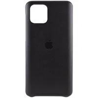 Кожаный чехол AHIMSA PU Leather Case Logo (A) для Apple iPhone 11 (6.1") Черный