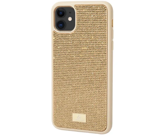 TPU чехол Bling World Grainy Diamonds для Apple iPhone 11 (6.1") Золотой