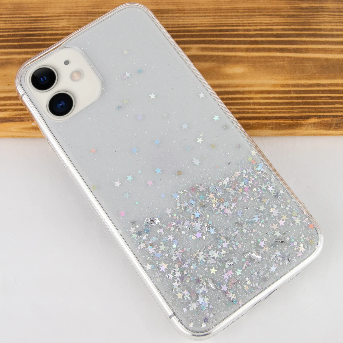 TPU чохол Star Glitter для Apple iPhone 11 (6.1 ") Прозорий