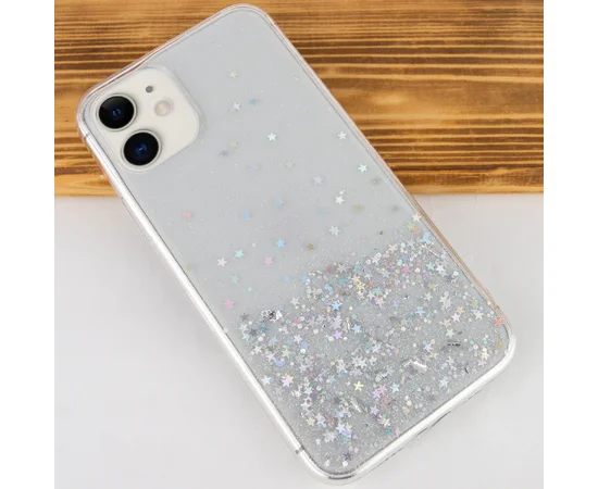 TPU чехол Star Glitter для Apple iPhone 11 (6.1") Прозрачный