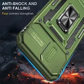 Ударопрочный чехол Camshield Army Ring для Apple iPhone 11 (6.1") Оливковый / Army Green