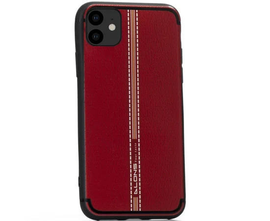 TPU чехол DLONS Lenny Series для Apple iPhone 11 (6.1") Красный