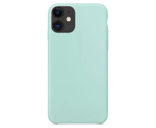 Силиконовый чехол Soft cover для Apple iPhone 11 (6.1") Голубой / Marine Green