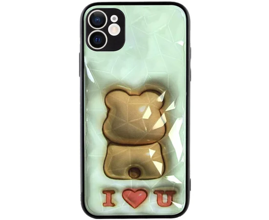 TPU+PC чохол Prisma Fluffie для Apple iPhone 11 (6.1") Bear