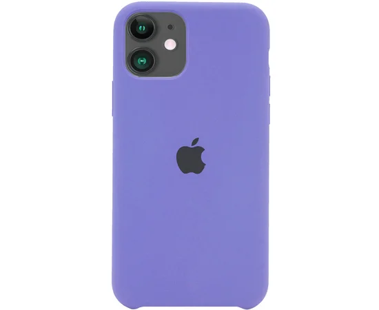 Чехол Silicone Case (AA) для Apple iPhone 11 (6.1") Сиреневый / Elegant Purple