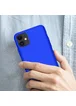 Пластиковая накладка GKK LikGus 360 градусов для Apple iPhone 11 (6.1") Синий