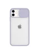 Чехол Camshield mate TPU со шторкой защищающей камеру для Apple iPhone 11 (6.1") Сиреневый