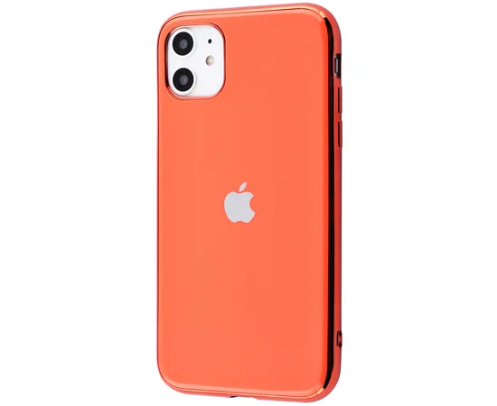 TPU чехол GLOSSY LOGO для Apple iPhone 11 (6.1") Коралловый