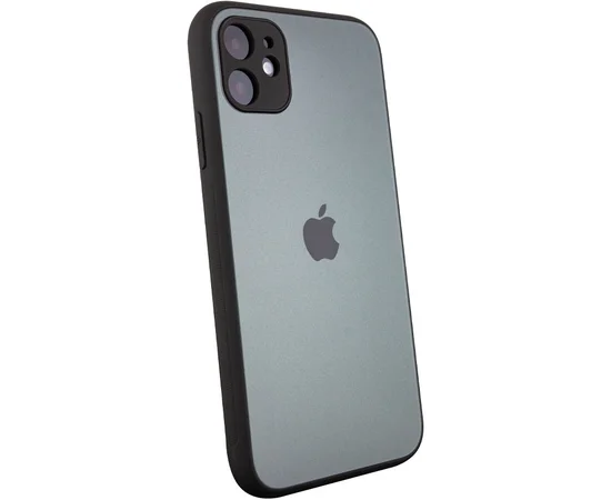 TPU+Glass чехол Matte Candy Full camera для Apple iPhone 11 (6.1") Зеленый