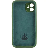 Чехол Silicone Case Lakshmi Square Full Camera для Apple iPhone 11 (6.1") Зеленый / Army green