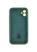 Чехол Silicone Case Lakshmi Square Full Camera для Apple iPhone 11 (6.1") Зеленый / Army green