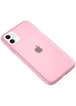 Силиконовый матовый полупрозрачный чехол для Apple iPhone 11 (6.1") Розовый / Pink