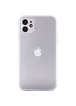 TPU+Glass чехол Matte Candy Full camera для Apple iPhone 11 (6.1") Белый