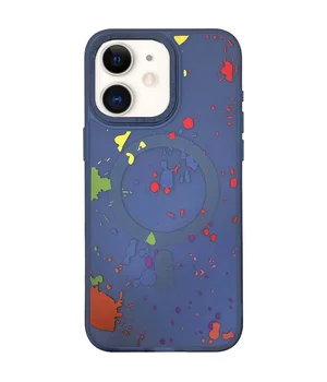 Чохол TPU+PC Flush with MagSafe для Apple iPhone 11 (6.1") Dark blue