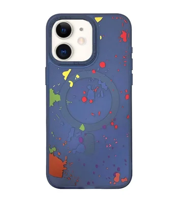 Чехол TPU+PC Flush with MagSafe для Apple iPhone 11 (6.1") Dark blue