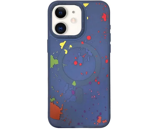 Чохол TPU+PC Flush with MagSafe для Apple iPhone 11 (6.1") Dark blue
