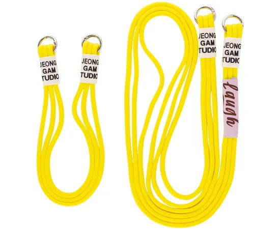 Чехол TPU two straps California для Apple iPhone 11 (6.1") Желтый