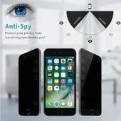 Защитное стекло Privacy 5D (full glue)  для Apple iPhone 11 / XR (6.1") Черный