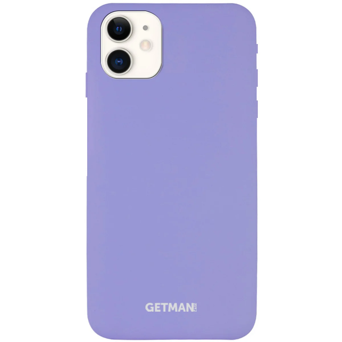 Чохол Silicone Case GETMAN for Magnet для Apple iPhone 11 (6.1 ") Бузковий / Dasheen