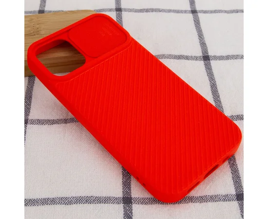 Чехол Camshield Square TPU со шторкой для камеры для Apple iPhone 11 (6.1") Красный
