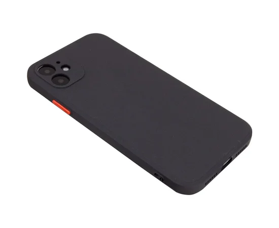 Чехол TPU Square Full Camera для Apple iPhone 11 (6.1") Черный