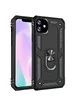 Ударопрочный чехол Serge Ring магнитный держатель для Apple iPhone 11 (6.1") Черный
