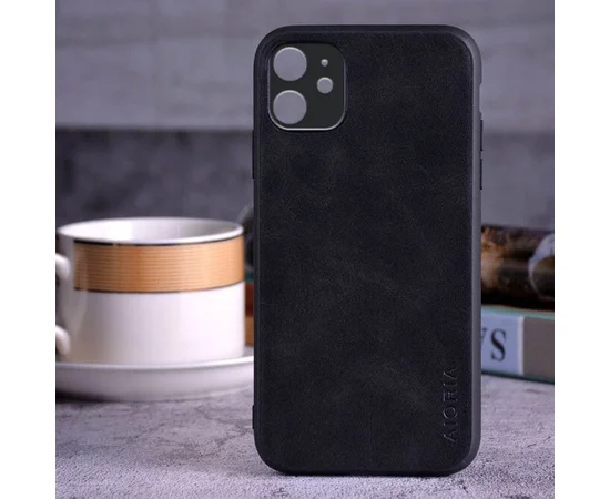Кожаный чехол AIORIA Vintage для Apple iPhone 11 (6.1") Черный