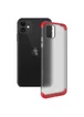 Матовая PC накладка GKK LikGus 360 градусов для Apple iPhone 11 (6.1") Красный