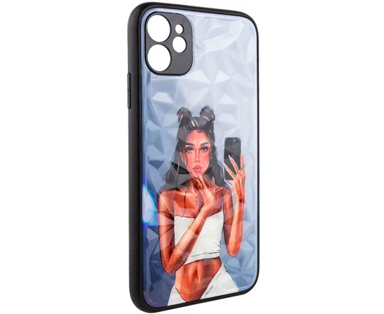 TPU+PC чохол Prisma Ladies для Apple iPhone 11 (6.1") Black in White