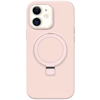 Чехол Silicone Case Full Protective NO LOGO with Ring для Apple iPhone 11 (6.1") Pink