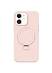Чехол Silicone Case Full Protective NO LOGO with Ring для Apple iPhone 11 (6.1") Pink