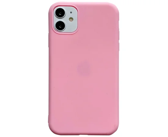 Силиконовый чехол Candy для Apple iPhone 11 (6.1") Розовый
