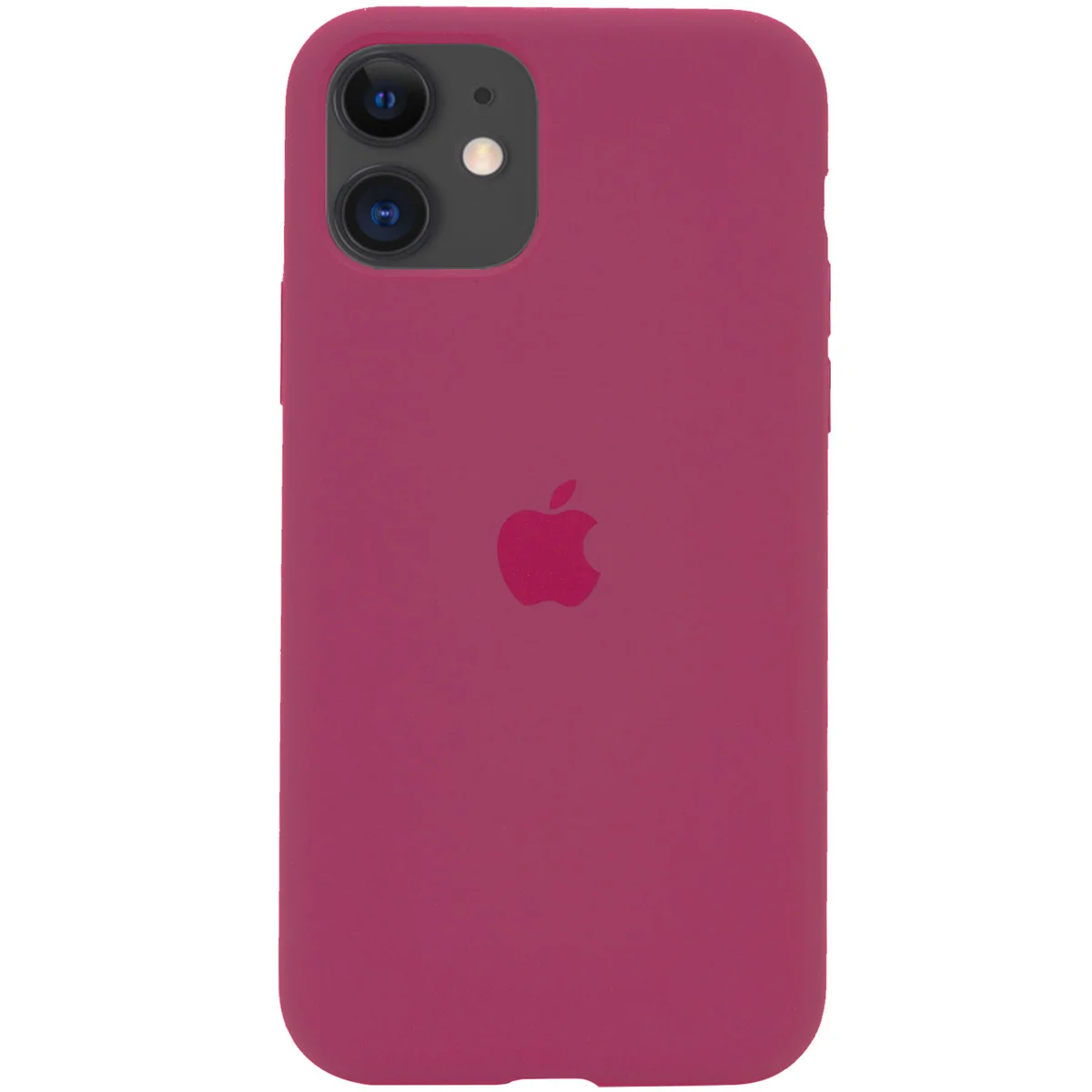 Чехол Silicone Case Full Protective (AA) для Apple iPhone 11 (6.1") Красный / Rose Red