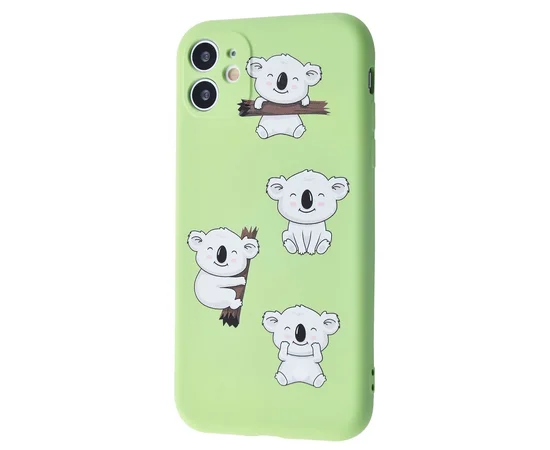 TPU чехол WAVE Fancy для Apple iPhone 11 (6.1") Koala / Mint gum