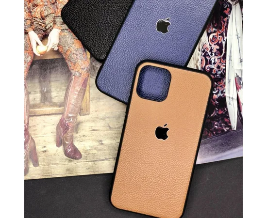 Кожаная накладка Classic series для Apple iPhone 11 (6.1") Коричневый