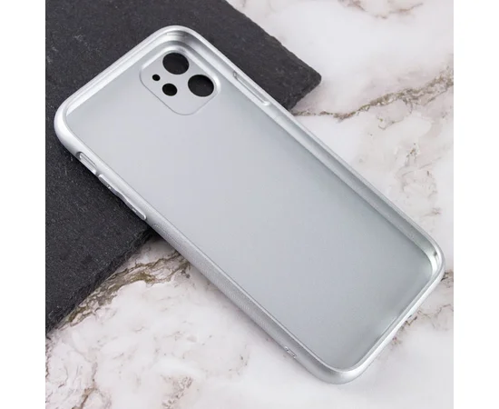 TPU+Glass чехол Matte Candy Full camera для Apple iPhone 11 (6.1") Белый