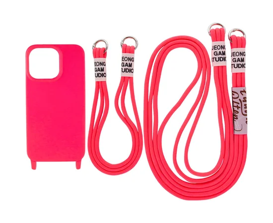 Чехол TPU two straps California для Apple iPhone 11 (6.1") Розовый