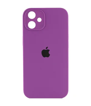 Чехол Silicone Case Square Full Camera Protective (AA) для Apple iPhone 11 (6.1") Фиолетовый / Grape