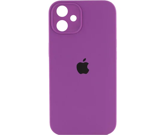 Чехол Silicone Case Square Full Camera Protective (AA) для Apple iPhone 11 (6.1") Фиолетовый / Grape